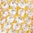 A close-up image of a textured surface with a pattern of white and yellow speckles.