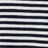 Close-up view of alternating black and white horizontal stripes, creating a bold linear pattern with striking contrast.