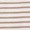 A close-up image of a fabric featuring horizontal, evenly spaced, light brown stripes on crisp white.