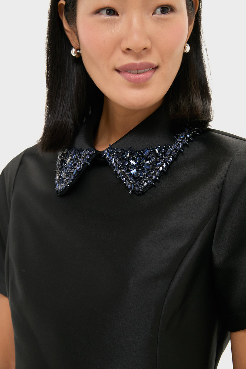 Black Embellished Winslet Dress