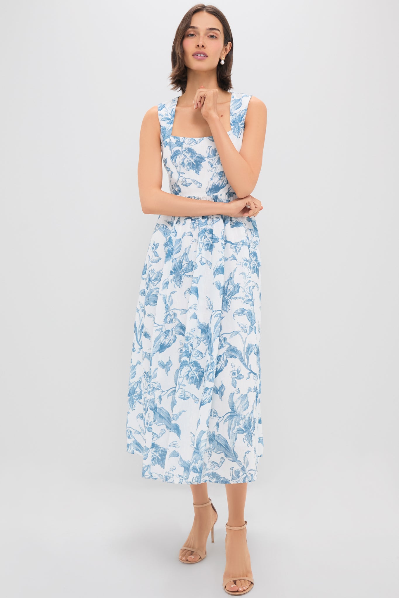 dusty blue knee length dress Work Dress Dusty Blue Sheath One Shoulder Knee-Length Dress