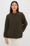 Olive Green Crewneck Jack Sweater