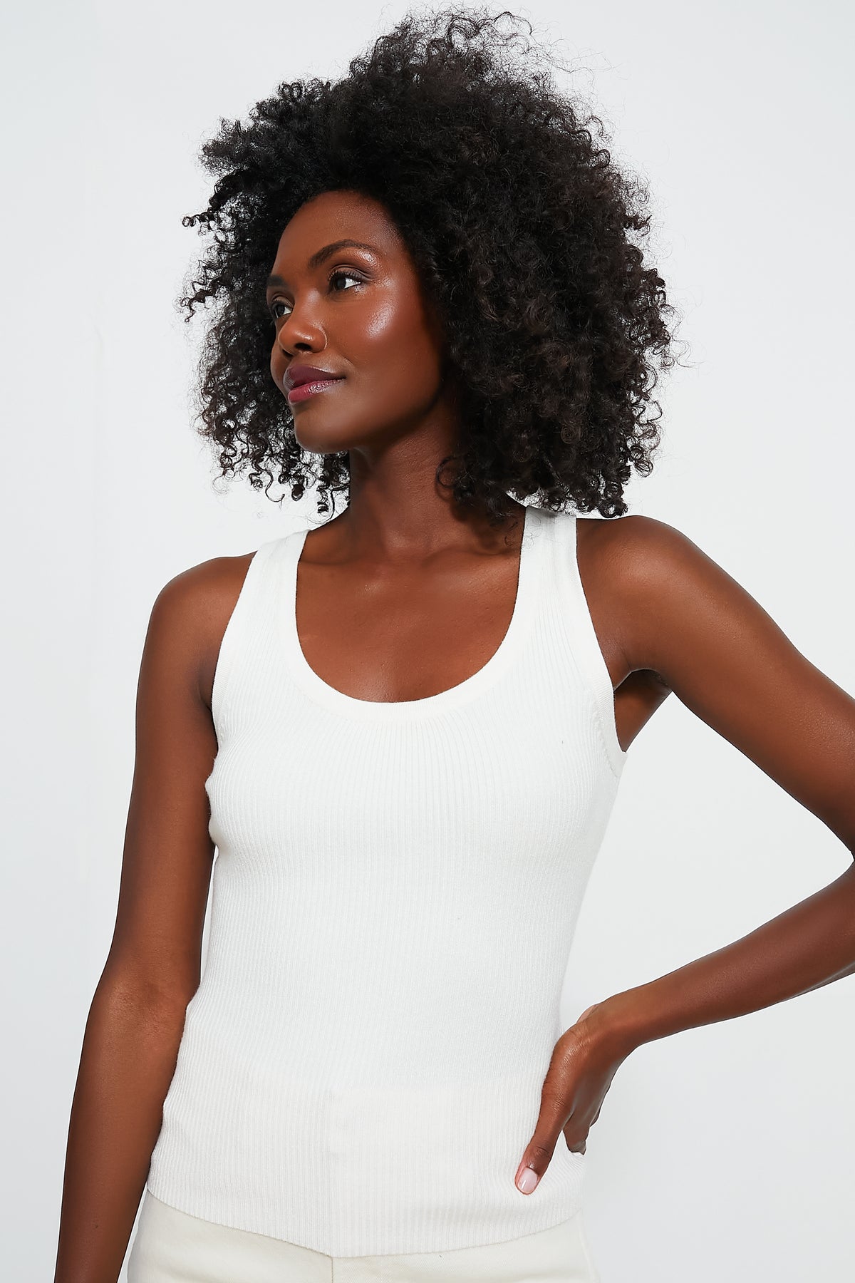 Knit Rib Tank White Shelby Rib Knit Tank | Tuckernuck