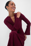Cranberry Genna Long Sleeve Midi Dress