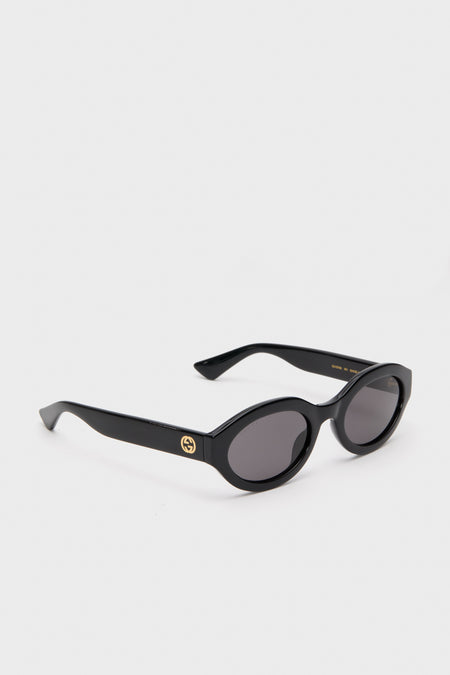 Black GG Logo Sunglasses