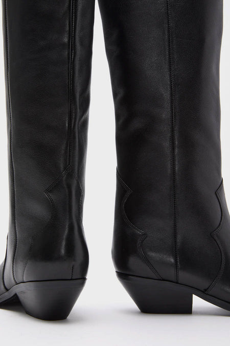 Black Leather Ander Boots