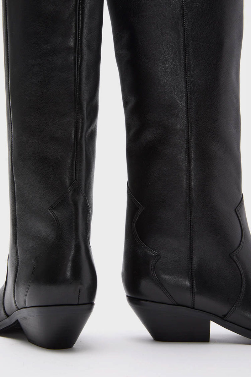Black Leather Ander Boots