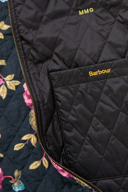 Black Barbour x Tuckernuck Reversible Paisley Vest
