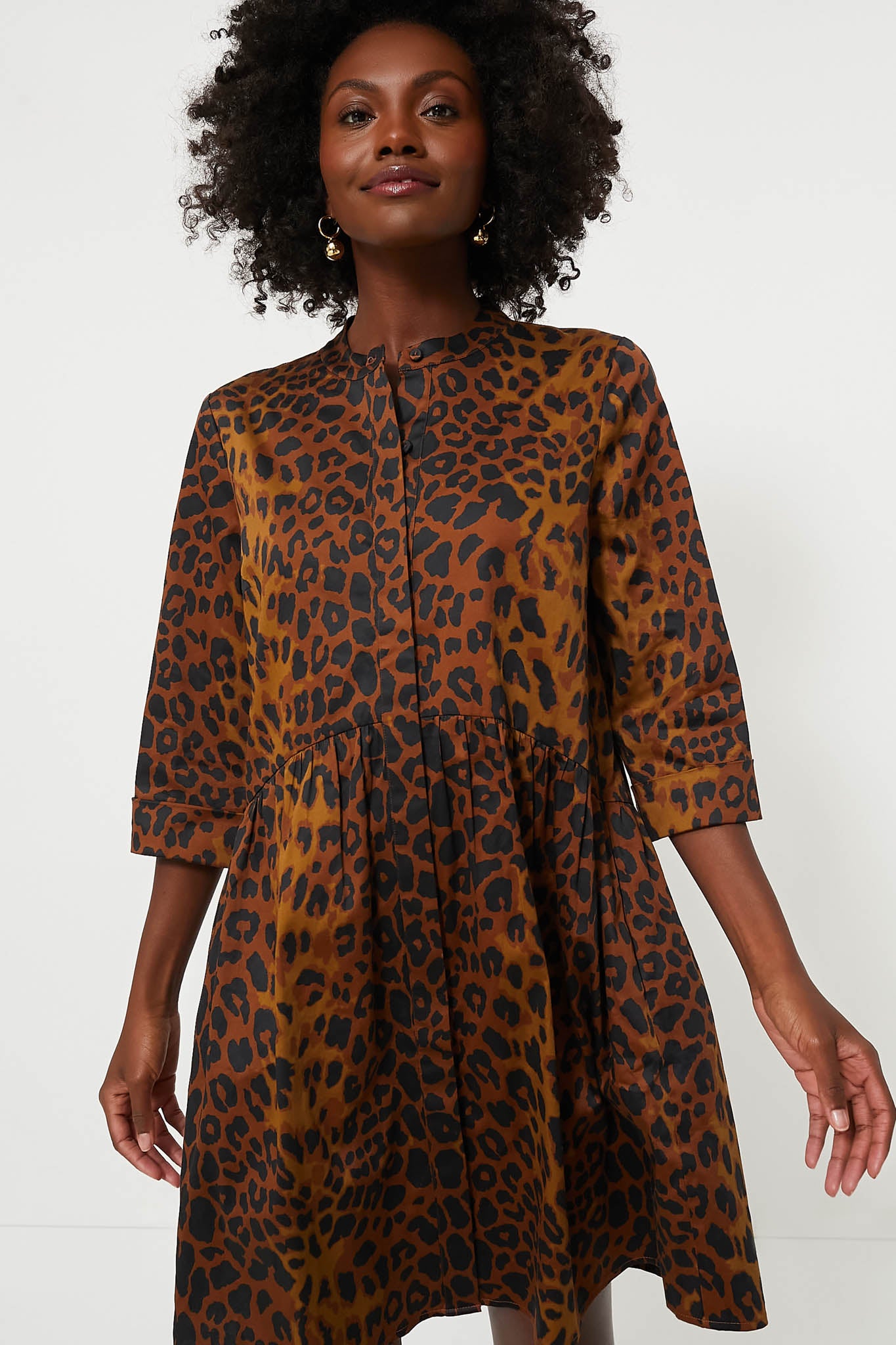 Animal print tshirt dress on sale