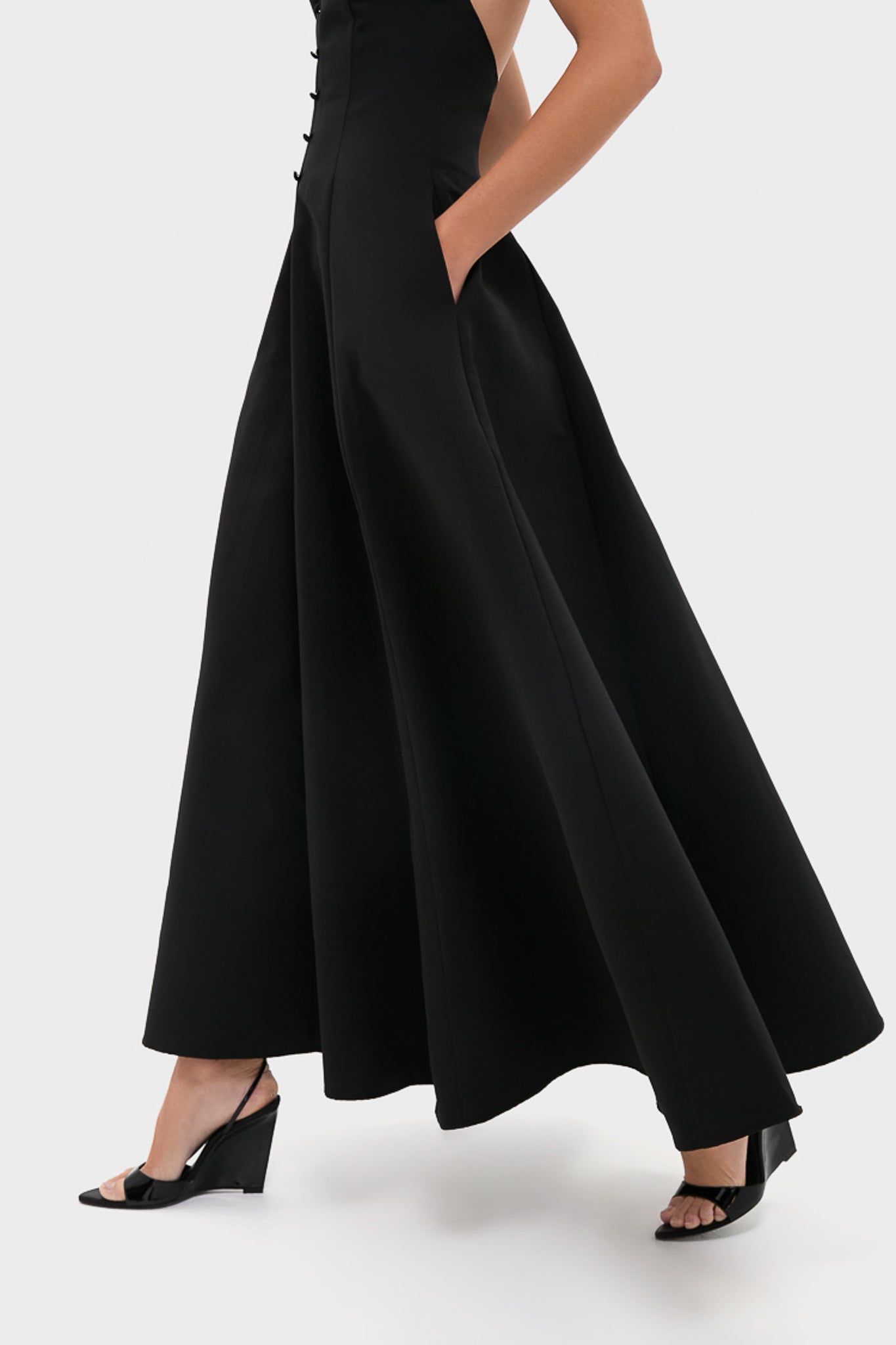 slim fit dress slacks Black Stella Dress