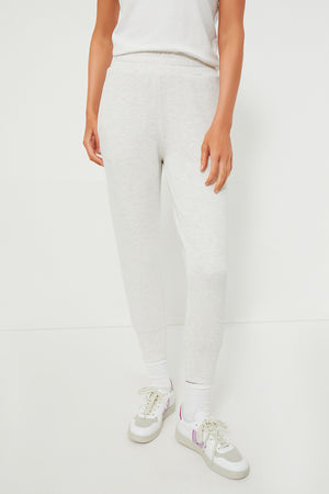 Ivory Marl The Slim Cuff Pant 25