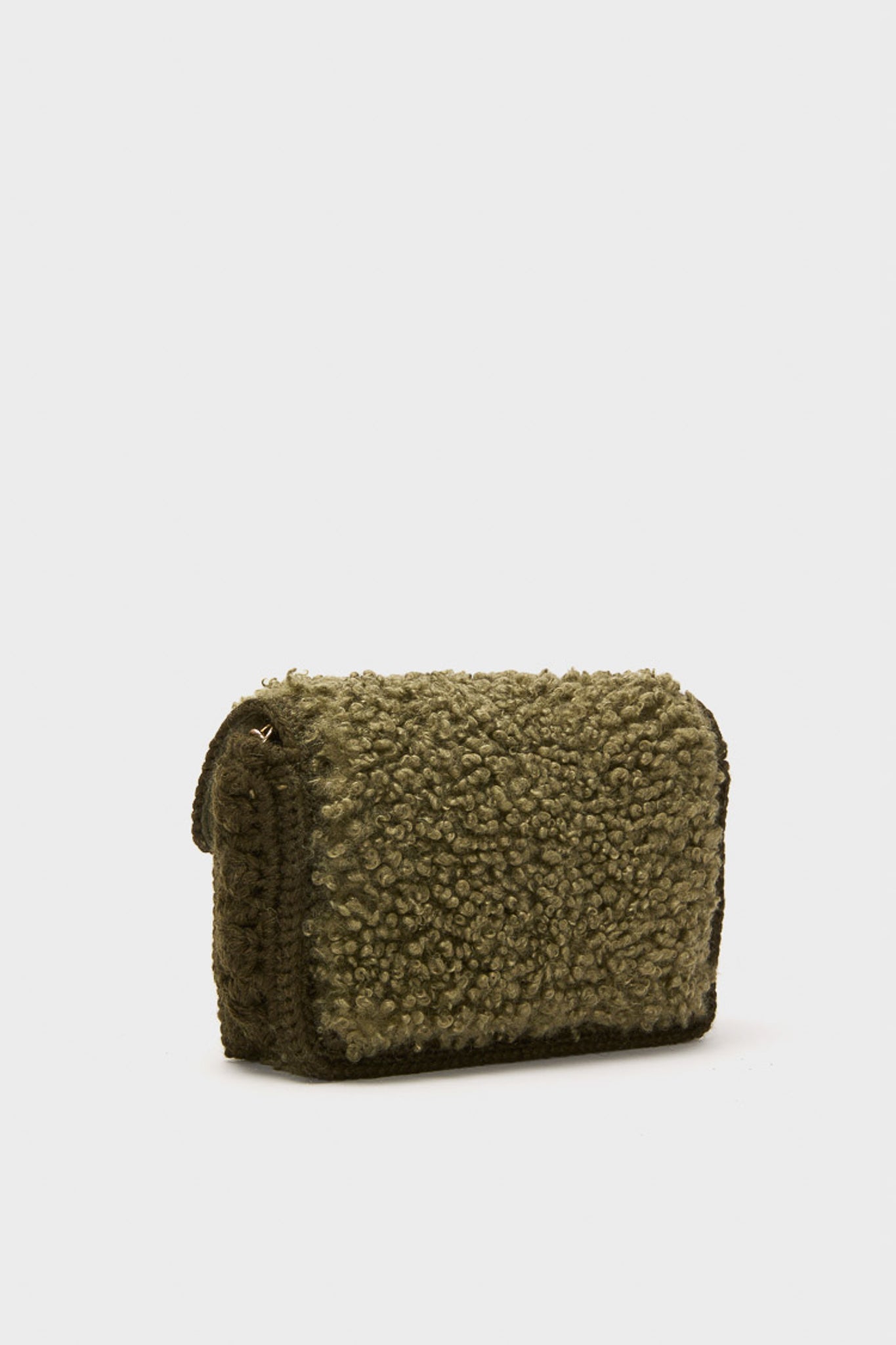Green Sherpa Crossbody