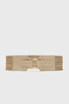 Champagne and Gold Odin Linen Belt