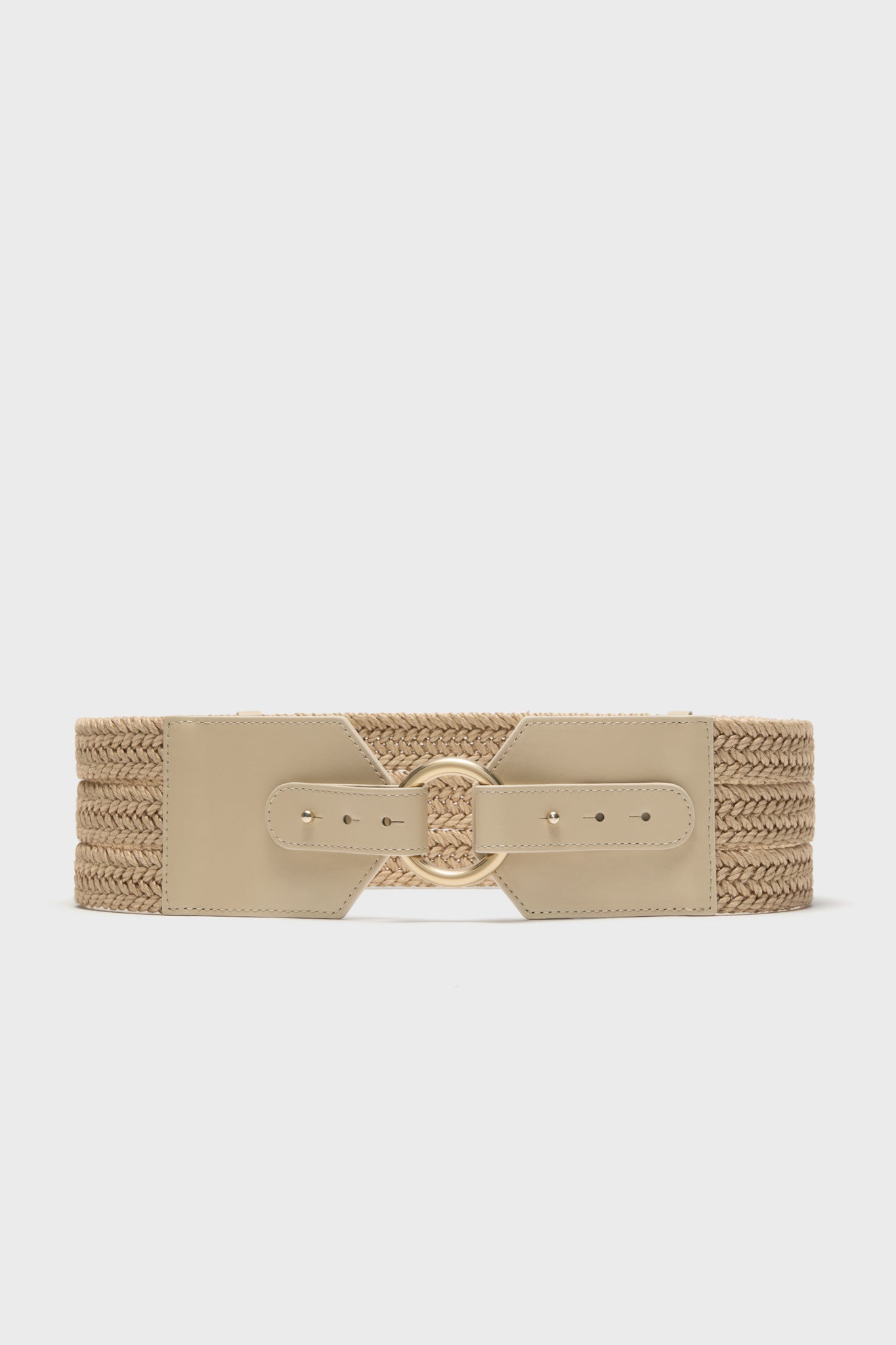 Champagne and Gold Odin Linen Belt