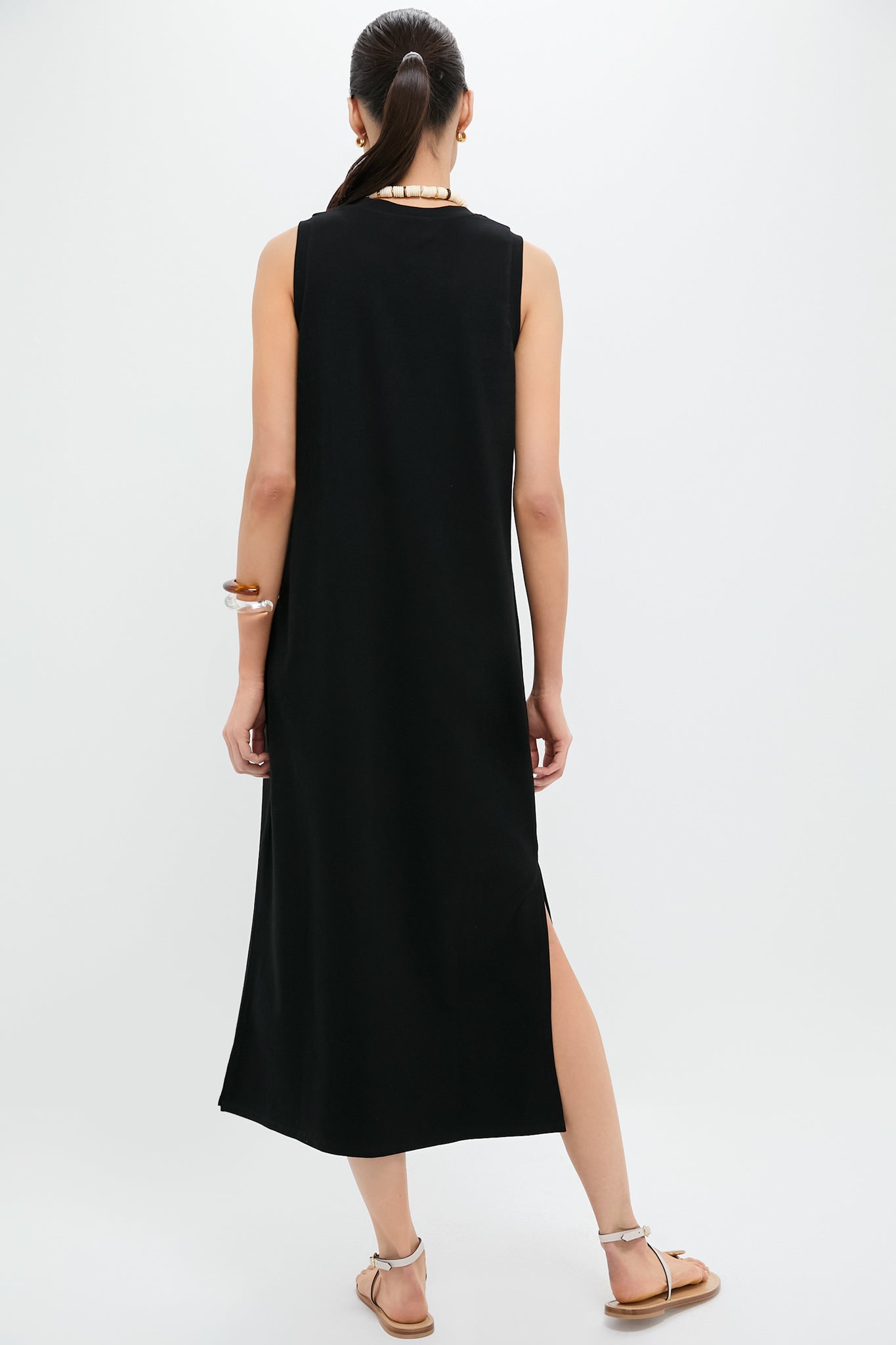 Pomander Place Black Sleeveless Gio Maxi Dress Black / S Pomander Place Black Sleeveless Gio Maxi Dress Black / S