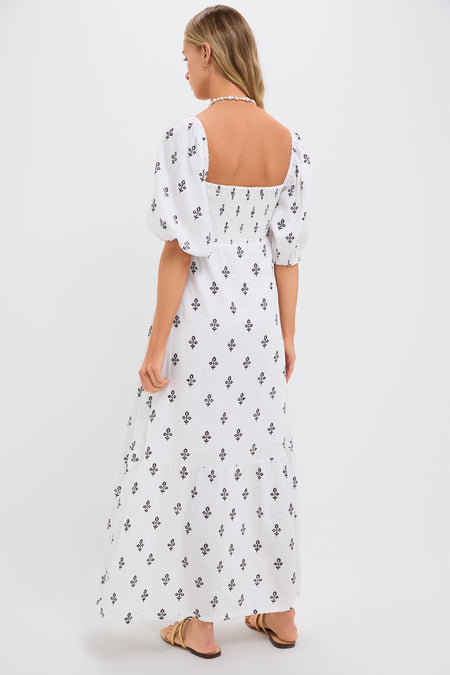 Exclusive Daughters Blackberry Wine Santiago 3 Maxi Dress