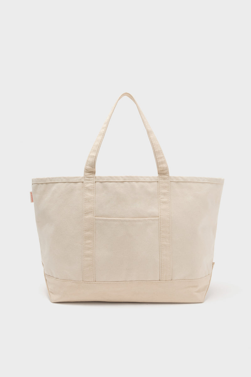 Natural Large Canvas Tote