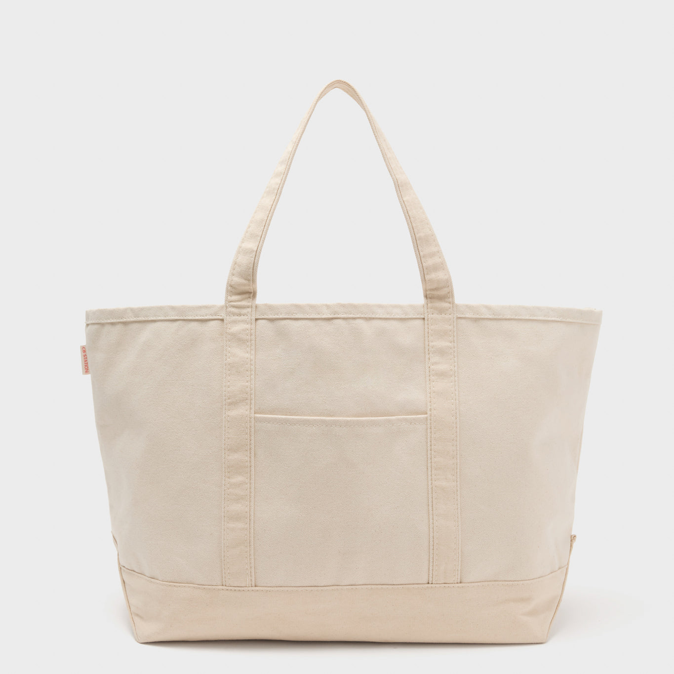 Natural Large Canvas Tote | CB Station