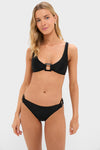 Black Geometric Straps Bikini