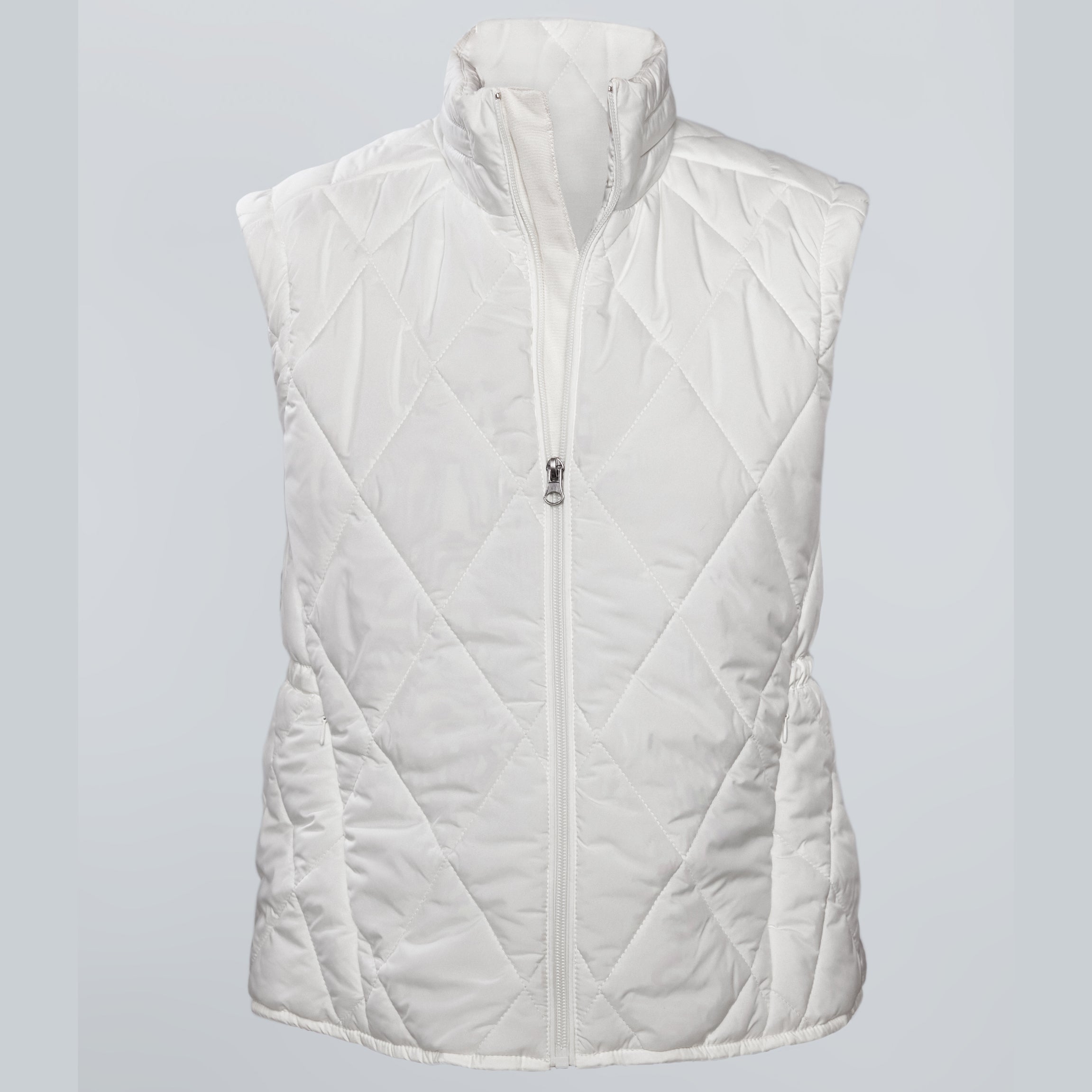 Ivory hotsell quilted vest