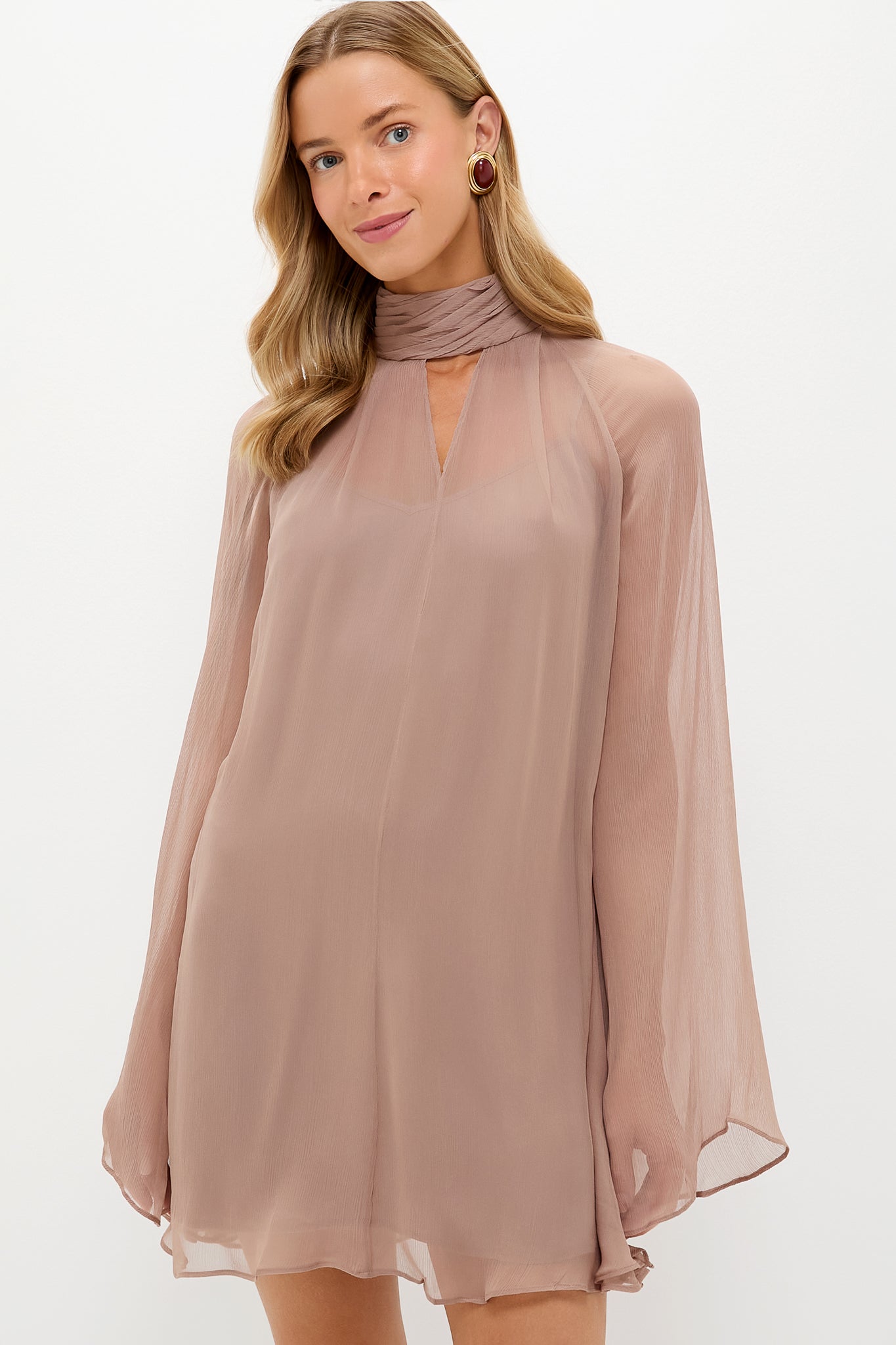 paulina puff sleeve mini dress Julieta Puff Sleeve Mini Dress Steel Blue