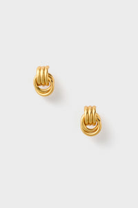 Gold Baby Knot Earrings