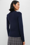 Navy Knit Vanessa Top