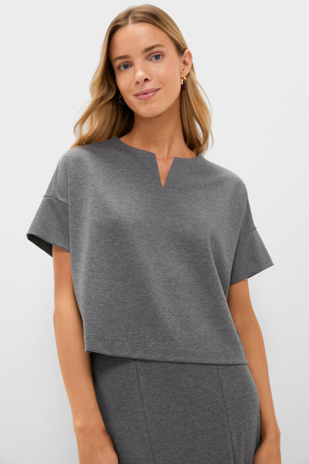 Charcoal Heather Vida Top