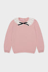 Dusty Pink Blanca Merino Wool Girl Jumper
