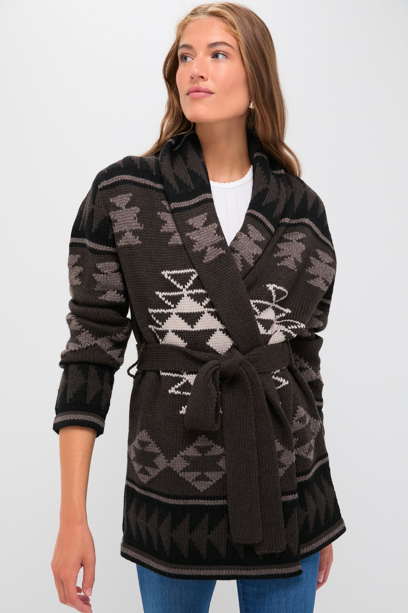 Wool Blend Ranch Teddy Wrap Cardigan | Tuckernuck