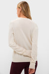 Ivory Cashmere Crewneck Sweater