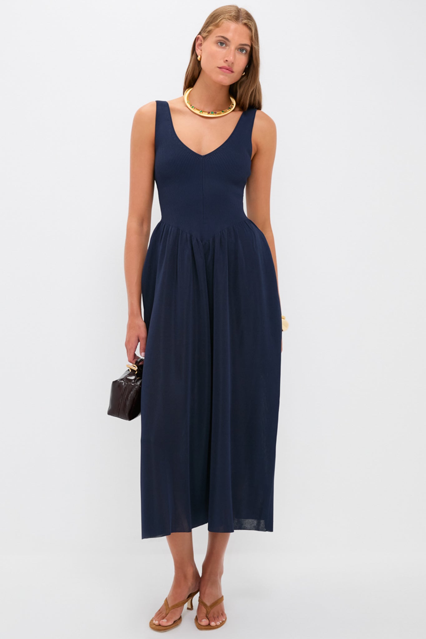 Gold Jeweled Collar Necklace