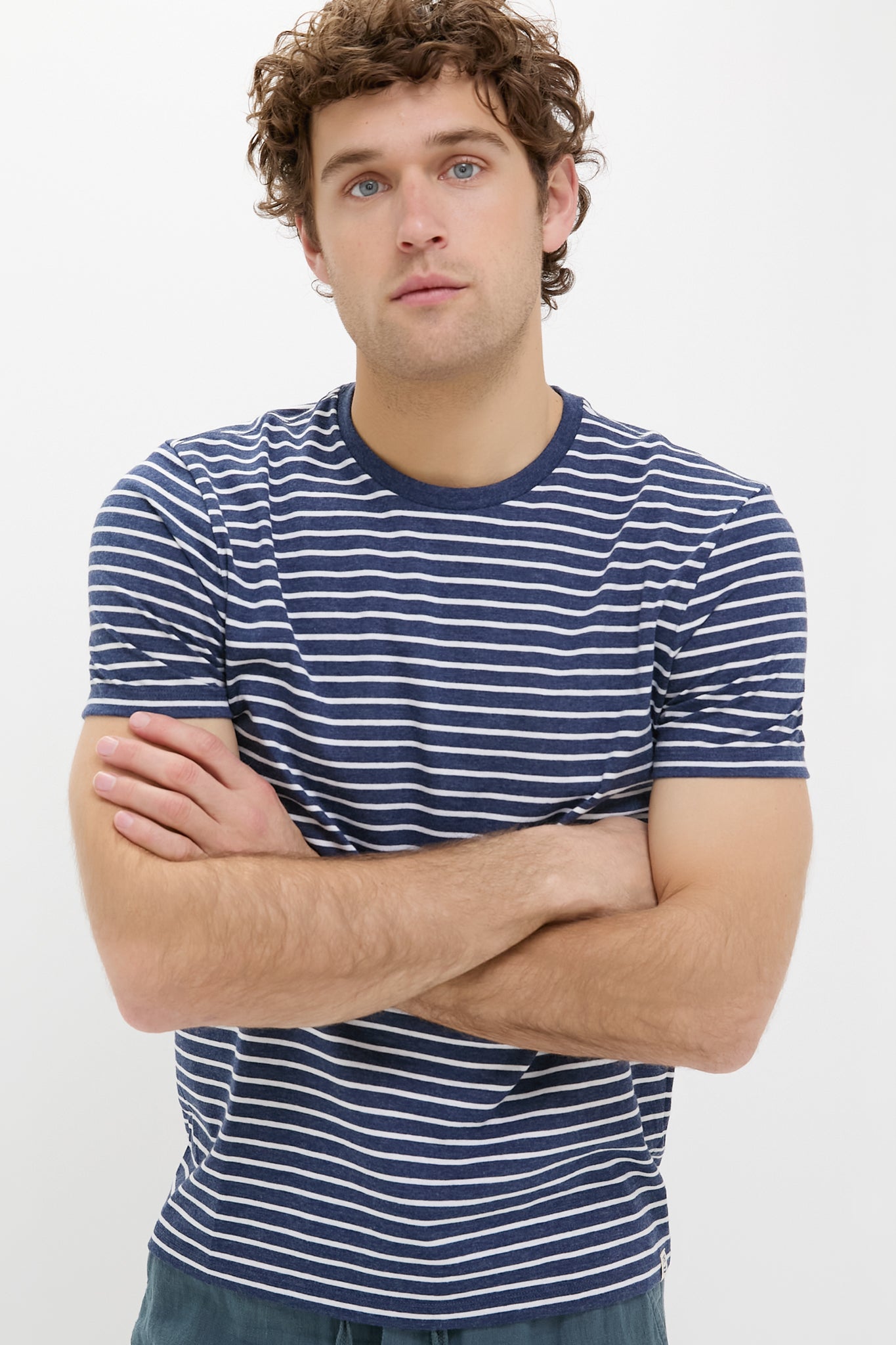 Navy Sailing Stripe Kismet Tee