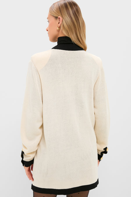 Cream and Black Georgie Sweater