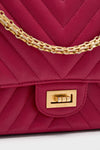 CHANEL Red Reissue 2.55 Flap Bag Calf Leather