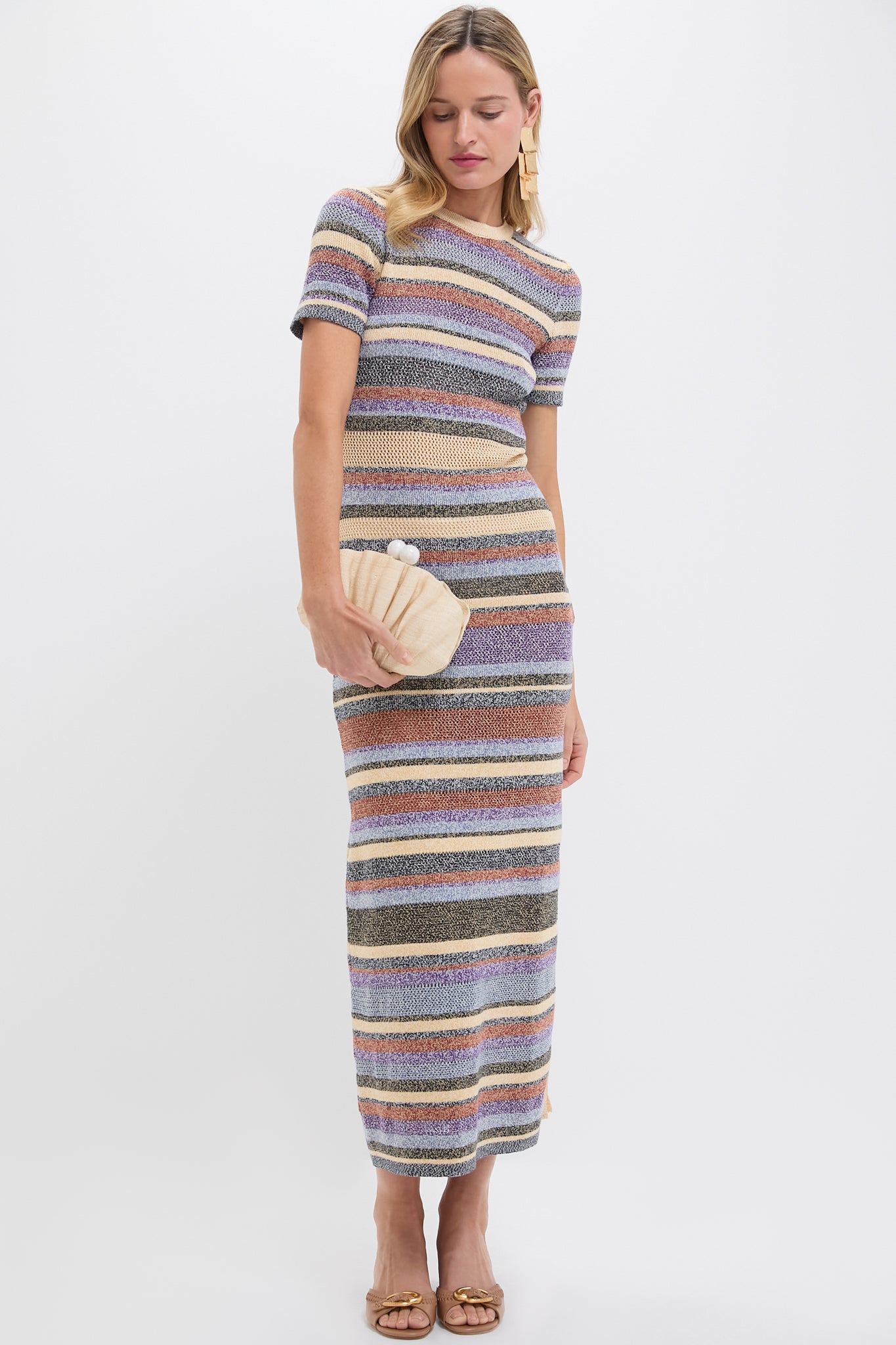 Sand The Origami Shell Clutch