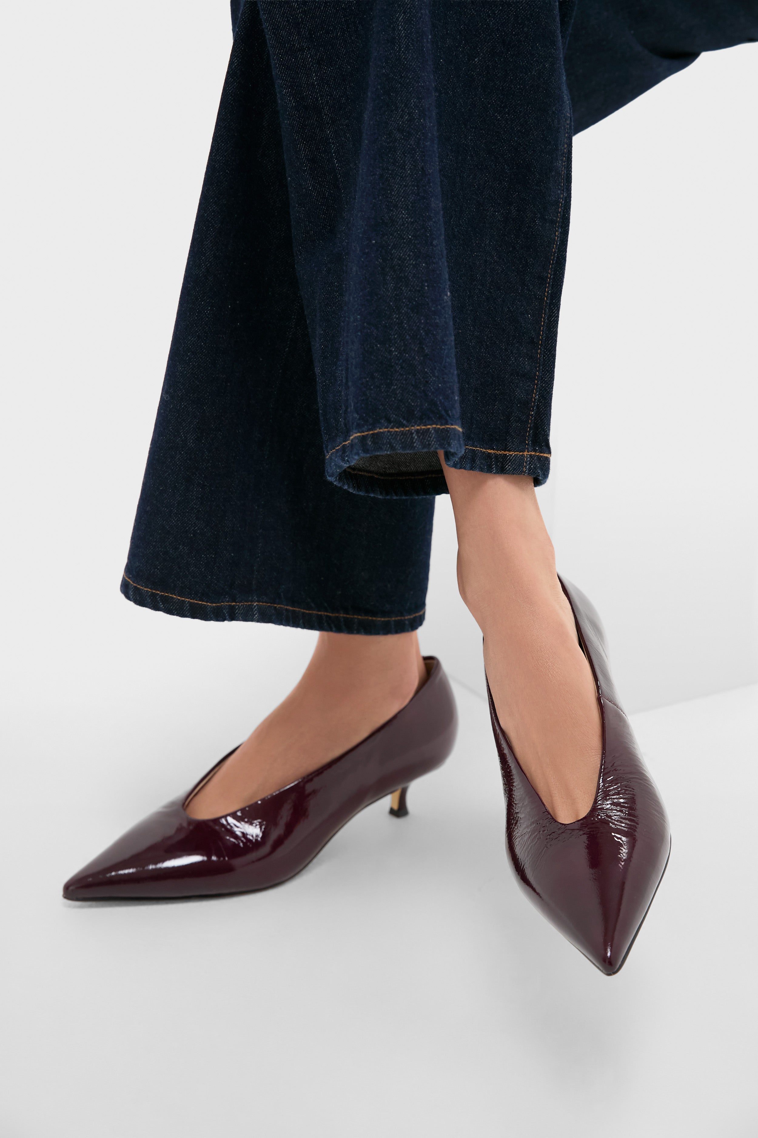 Dark Red Cecile Heels | Marc Fisher