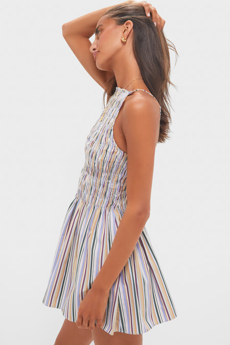 Sifnos Stripe Laia Mini Dress