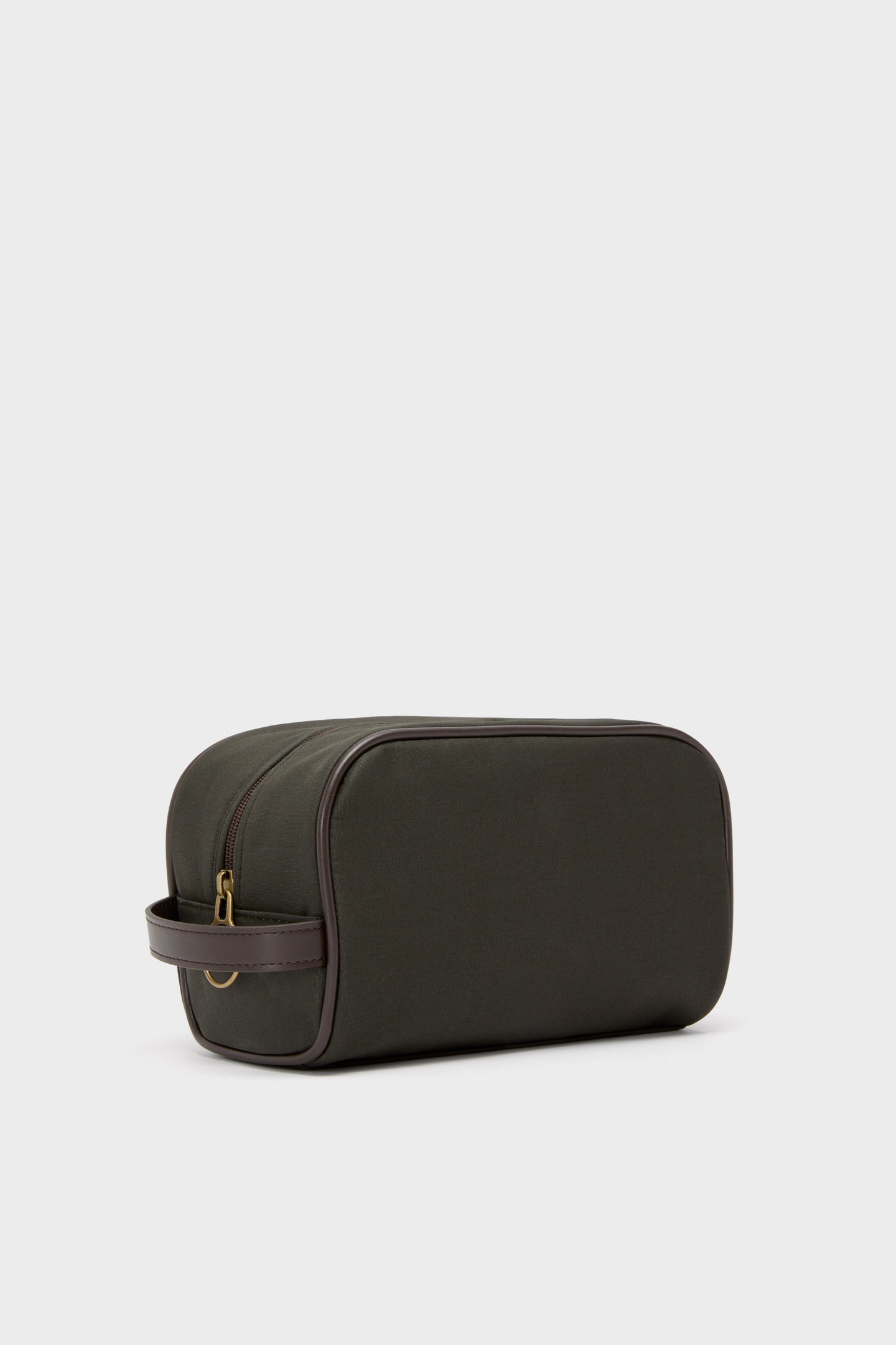 Olive Wax Washbag