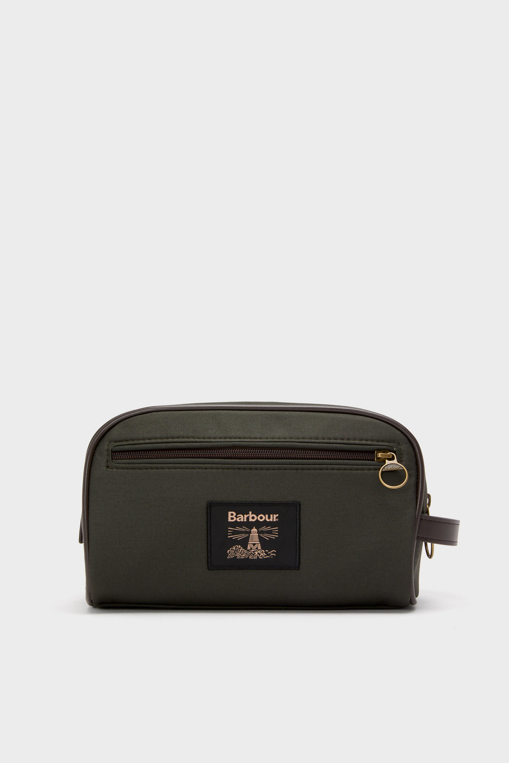 Olive Wax Washbag
