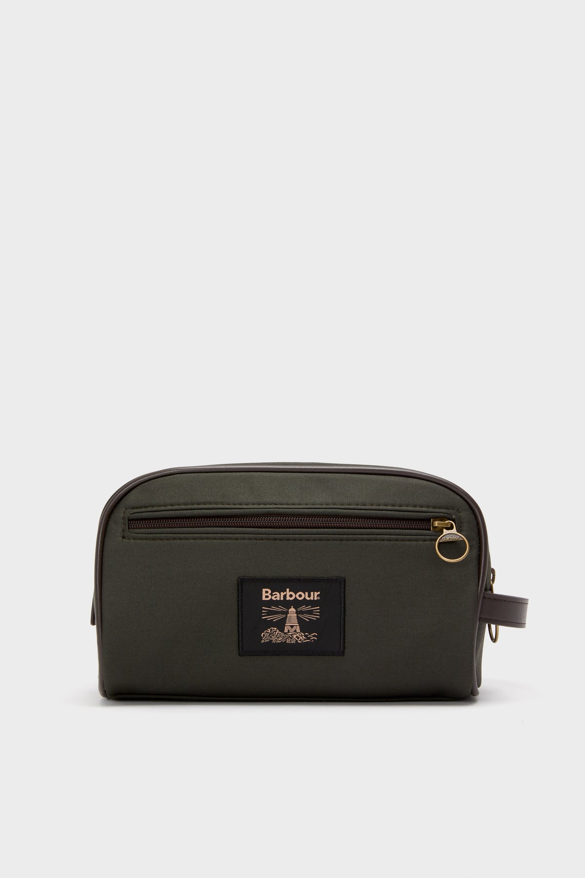 Olive Wax Washbag