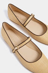 Medium Natural Lailah Flats