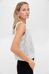 Silver Sequin Edith Blouse