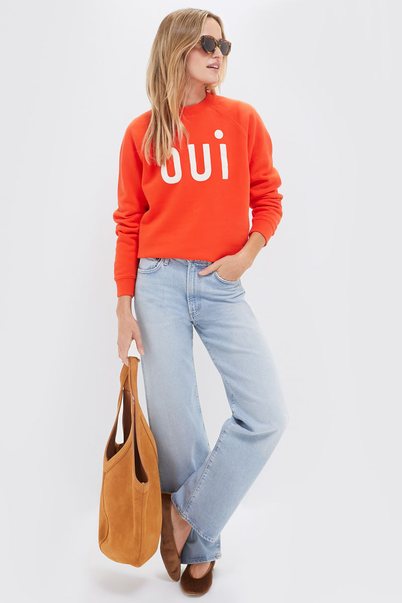 Blood Orange Oui Sweatshirt