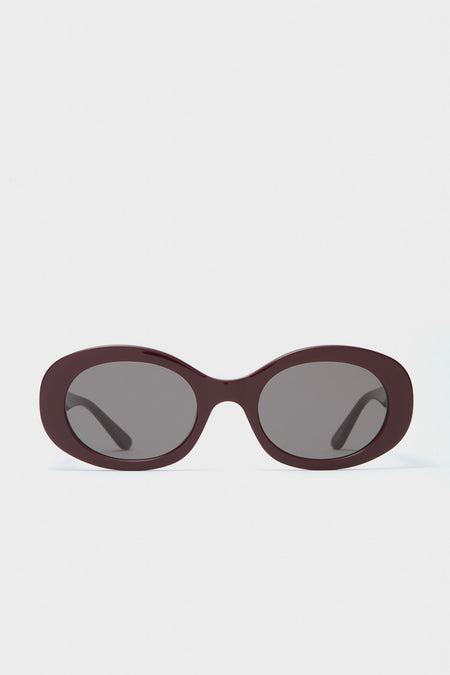 Dark Cherry Lacquer Lainey Sunglasses
