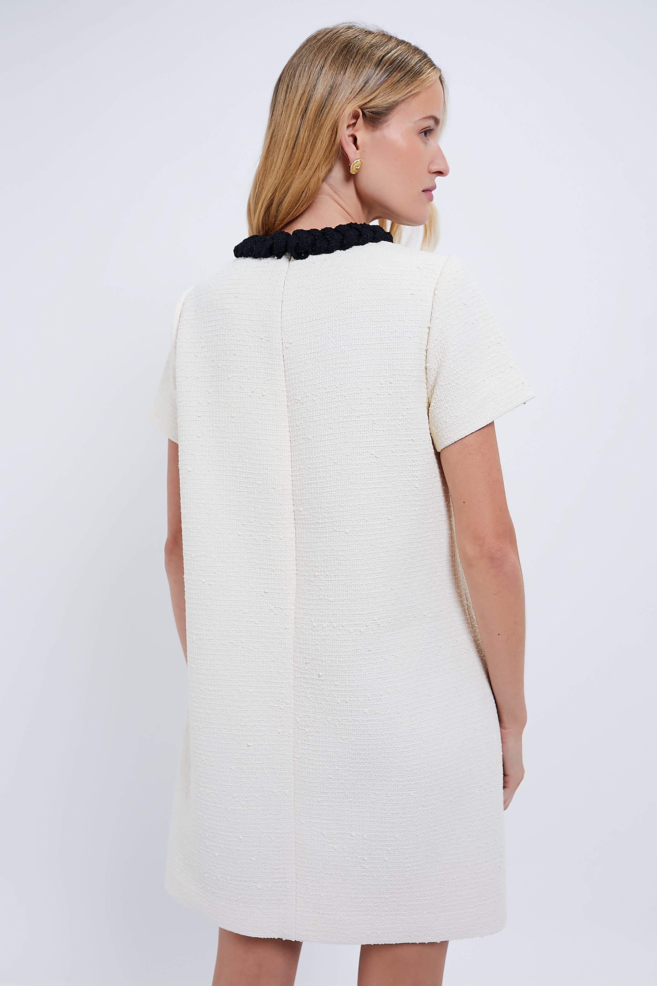 Cream Tweed Short Sleeve Jackie Dress | Tuckernuck Cream Tweed Short Sleeve Jackie Dress | Tuckernuck