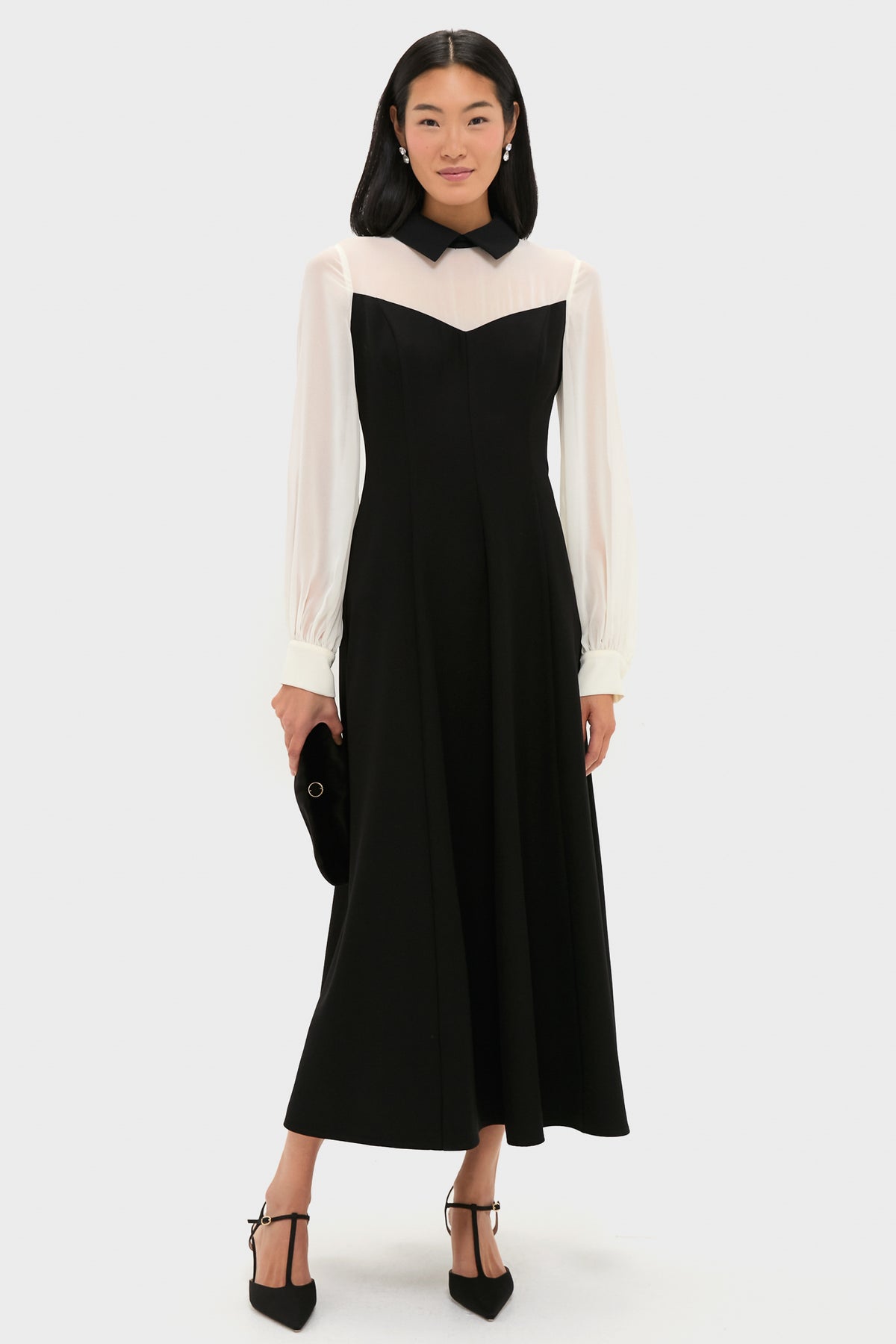 Black and Ivory Riva Tuxedo Dress | Tuckernuck Black and Ivory Riva Tuxedo Dress | Tuckernuck