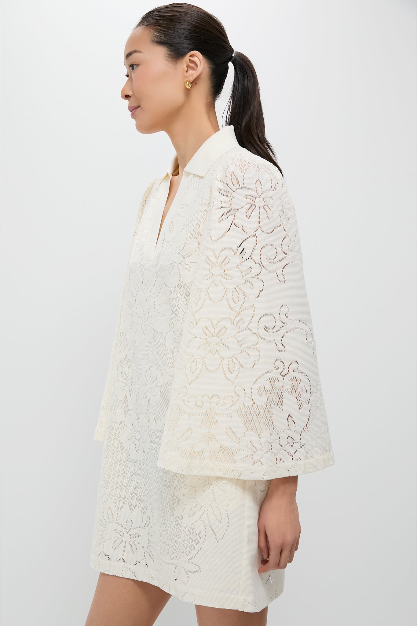 Ivory Lace Courtney Dress