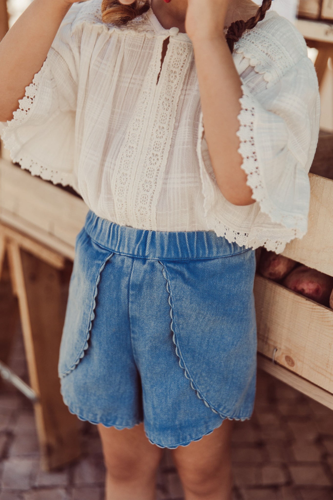 Stone Blue Asya Shorts