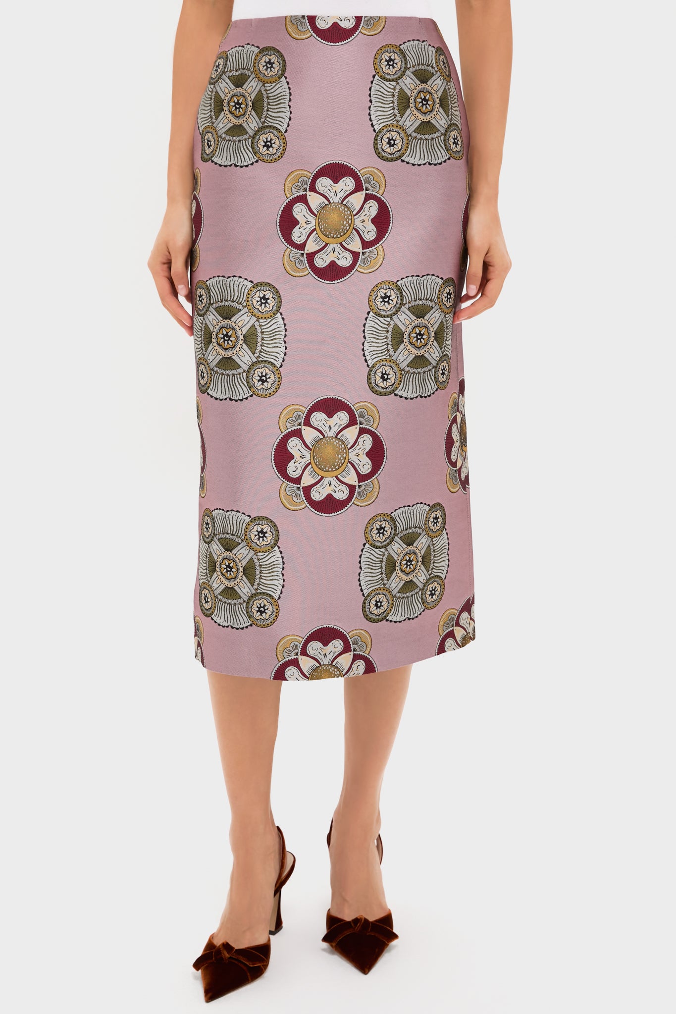 Nucleus Pink Pencil Skirt